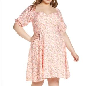 Pink Floral Eloquii Dress